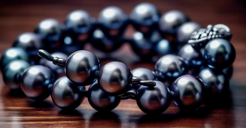 Black Pearl Necklace